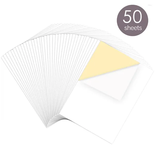 Envoltura de regalo 50 hojas reposicionables adhesivo de baja tack 5.83x8.27 pulgadas sello de papel de enmascaramiento y máscaras de troqueles para suministros para hacer tarjetas