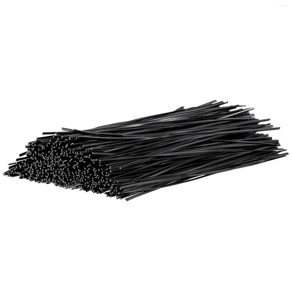 Envoltura de regalo 500 PCS Cable Black Tie Garden Ties Bolsas Cable Wire Management Oficina de jardinería