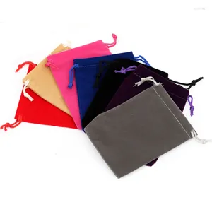 Enveloppe cadeau 50pcs 12x15cm emballage à crampons sachet sachet sachet sachet pour bijoux mariage