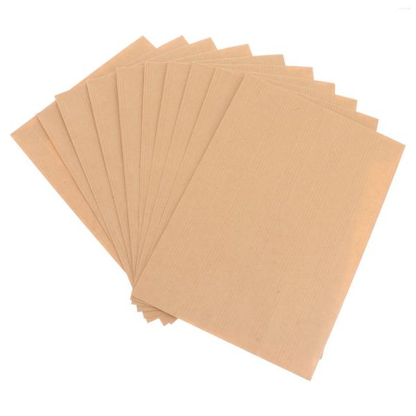 Cadeau cadeau 50pcs 229x162mm brun kraft papier sac enveloppe vierge sacs classiques pour bureau école enveloppes d'affaires