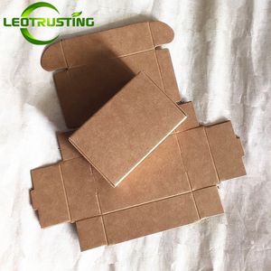 Papel de regalo 50 piezas de papel Kraft en blanco Caja de jabón hecha a mano Papel de cartón Caja de joyería Favor de banquete de boda Artesanía negra Regalo de Navidad Cajas de cosméticos 230410