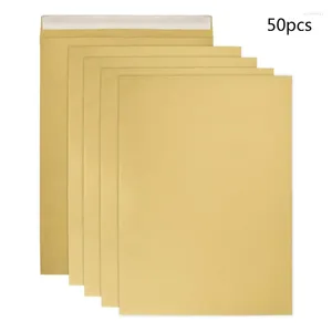 Enveloppe cadeau 50pcs Brown Kraft Paper Sac Fichier Portez 9.01x12.75 pouce rapide