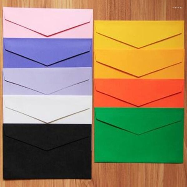 Emballage cadeau 50pcs enveloppes pour carte d'invitation avec étiquette autocollant cartes de voeux enveloppe mariage baptême fête d'anniversaire fournitures