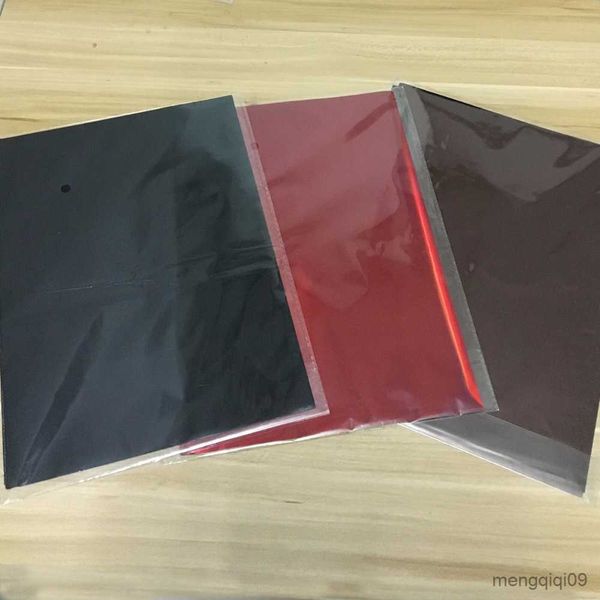 Enveloppe-cadeau 50pcs Nouveau Gold Black Red Hot Stamping Foil Papier Paper laminateur Placking Transfert sur Elegance Laser Imprimante Craft Papier 20x29cm A4 R230814