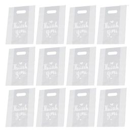 Emballage cadeau 50pcs Sacs en plastique Biscuits portables Biscuits Pain Sacs d'emballage Cadeau Cadeau Cadeau