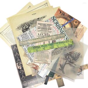 Cadeau cadeau 50pcs vintage coupe de papier / série d'affiches matériel de papier pour les projets de bricolage de scrapbooking / PO / artisanat de fabrication de cartes