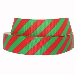 Envoltura de regalo 50yardslot 1675mm Cinta de grosgrain impresa de Navidad para decoración de fiesta de boda Arcos de pelo Materiales de bricolaje 231109