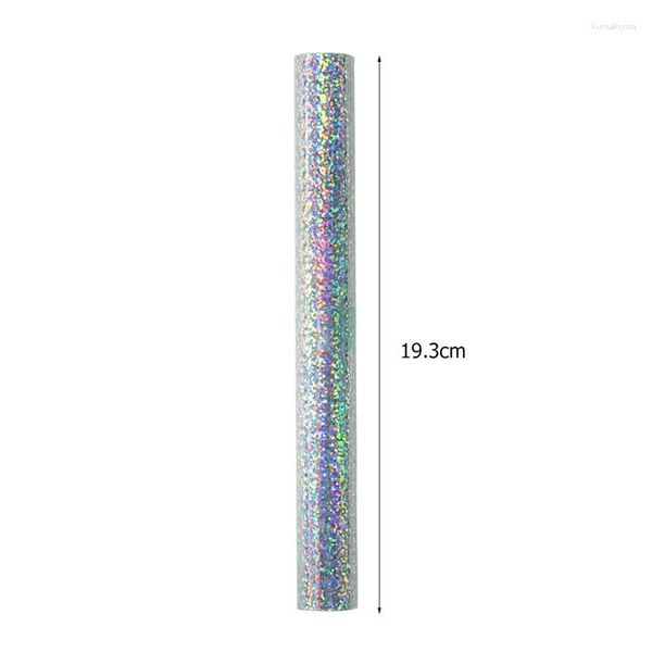 Papel de regalo, lámina reactiva de tóner de Color plateado de 5m para impresora láser, laminador, estampado, láminas holográficas, tarjetas artesanales, 19,3 cm, 2023