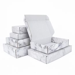 Geschenkwikkeling 5 % 10 stks Marble Gift Carton Festival Party Multi Color Spot golfplek Pakpruik Box Ondersteuning aangepaste maat en gedrukt 230111