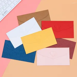 Cadeau cadeau 5pcs coréen occidental romantique amour déduction enveloppe invitation personnalisée sac décoratif de couleur bonbon en gros