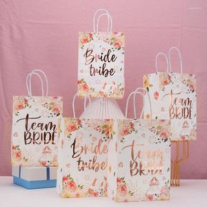 Enveloppe-cadeau 5pcs / sac de mariage sacs pour les invités mariée pour être sac merci de la décoration d'anniversaire fournitures de baby shower