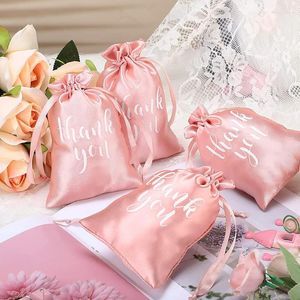 Emballage cadeau 5 pièces merci sacs de bienvenue anniversaire enterrement de vie de jeune fille fête prénatale mariage fiançailles décoration de Table de mariée