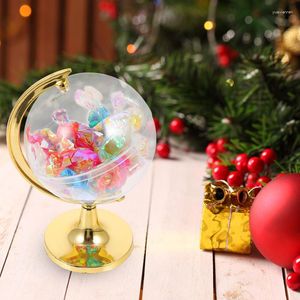 Enveloppe cadeau 5pcsplastic globe forme de bonbons boîtes de bonbons créatifs de chocolat de chocolarité sweet emballage de mariage fête Noël favori