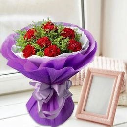 Cadeau cadeau 6 rouleaux de papier d'emballage de bouquet de fleurs fournitures de bricolage pour emballage de boîte-cadeau décorations de fête de fleuriste colorées 231023