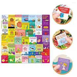 Gift Wrap 60 Stuks Note Card Mini Stuffies Kinderen QA Kaarten Groet Lunchbox Kinderen Papier Jam Basisschool Joke