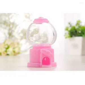 Geschenkwikkeling 6pcs Creative Grabbing Catcher Machines Plastic Mini Candy Rotatable Children Toys (roze)