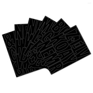 Cadeau cadeau 6pcs lettres autocollants lumière du soleil résistant à l'eau marqueur point autocollant kscraft fournitures d'artisanat matériel de scrapbooking