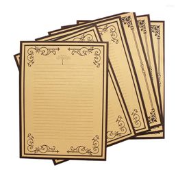 Enveloppe cadeau 8 pcs Note Paper Kraft Writing Letter Fine pour les amis de papeterie des amis amis