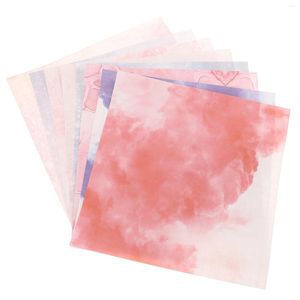 Geschenkwikkeling 8 PCS Render Transfer Film Infused Ink Shirts Paper Stamp Pad Infusible Sheets Aquarel Heat Sublimation