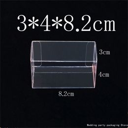 Cadeau cadeau 82x40x30mm PVC Clear MATCHBOX TOMY Toy Car Modèle 1/64 Tomica Roues Boîte de protection d'affichage anti-poussière 50 / 100PCS 8.2X4.3X4.1 220906