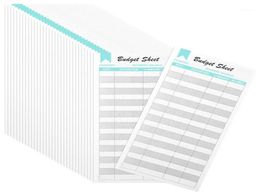 Emballage cadeau 90pcs Feuilles de budget de dépenses Organisateur de factures pour A6 Binder Cash Enveloppe Trackers Budget Planner7494350