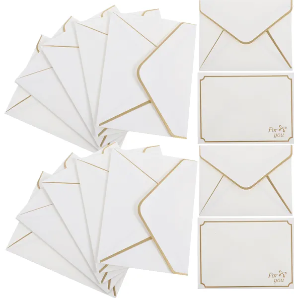 Emballage cadeau Feuille d'aluminium Festival Accessoires Enveloppes pour cartes Accessoire de fête de mariage multifonction