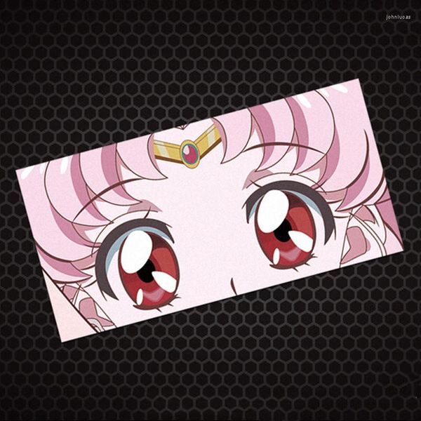 Papel de regalo Anime Patch Girl Eyes Trunk Sticker Ventana de coche Película reflectante Warrior Electric Outdoor Tactical