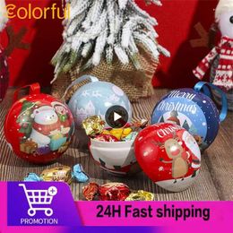 Bola de envoltura de regalo Decorativa Festive Lovely Lovely Unique Giftable Candy Storage Decoraciones de árboles de Navidad Rich y colorido duradero