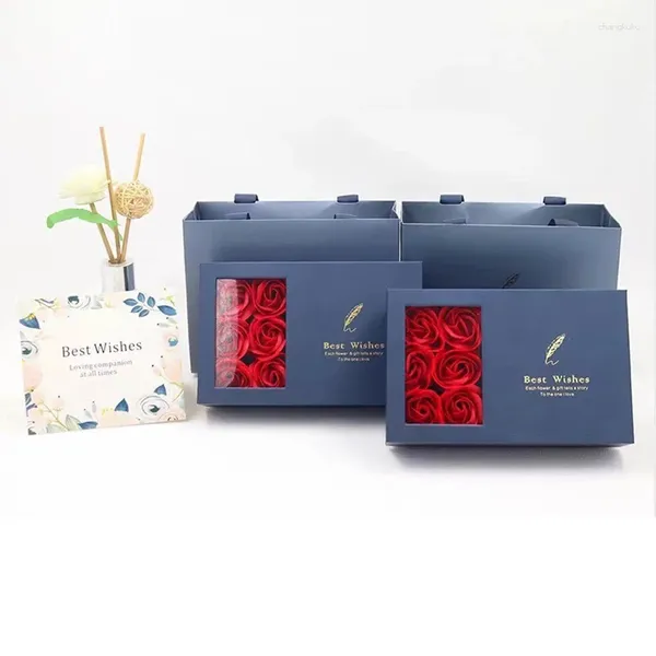 Día de la conmemoración del regalo del regalo Día de la Madre Sex Rose Jewelrybox