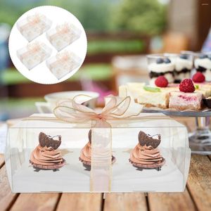 Geschenkverpakking Doos Bakkerij Case Biscuit Container Clear Cookie Candy Benodigdheden Cupcake Containers Stand