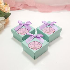 Gift Wrap Box Blauw Kleine Dozen Voor Geschenken Verpakking Zakken Trouwbedankjes Snoep Verloving Verjaardagsfeestje