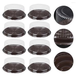 Geschenkverpakking Cupcake Taartdozen Container Dome Singlecontainers Muffin Dessert Cheesecake Individuele Carrier Slice Mousse Mini Mooncake