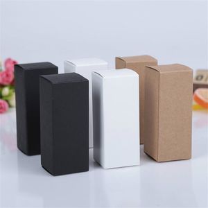 Boîte d'emballage cadeau Différentes tailles Noir Blanc Kraft Papier Boîtes en carton Rouge à lèvres Bouteille de parfum cosmétique RH14160