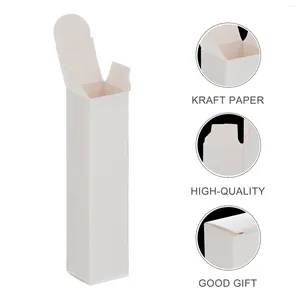 Boîte d'enveloppe-cadeau Kraft Paper Boîtes d'emballage à lèvres Repsticle Rangement Emballage Essence d'huile Makeuvr Organzier Tube DIY BEAUTÉ