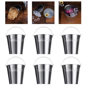 Geschenkwikkel Emachets Bucket Metal Mini Pails Tin Metallics Mall Halloween Tinplate PumpkinHandleSparty Candy Flower Pot Galvanised Emer