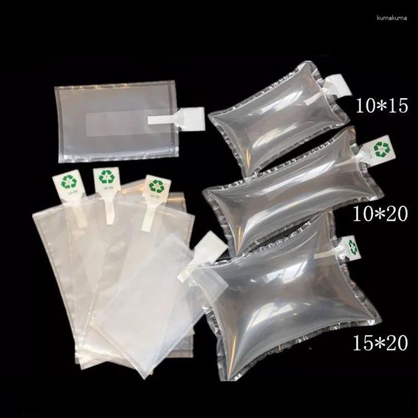 Bolsa de almacenamiento de papel de regalo Embalaje de aire inflable Paquete de burbujas Bolsas de cojín Bolsas de tamaño personalizado A prueba de golpes