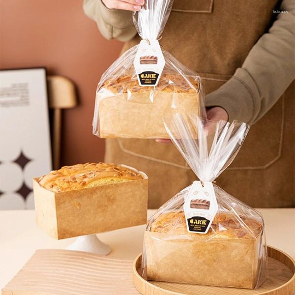 Emballage cadeau porte-papier gâteau pain grillé jetable oreiller parfumé sac d'emballage de pain grillé moule résistant aux hautes températures