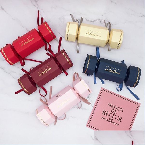 Emballage Cadeau Boîte De Bonbons Bury Champagne Rouge Rose Boîtes De Bonbons Pour Baby Shower Anniversaire Drop Delivery Home Garden Festive Party Sup Dh4Ck