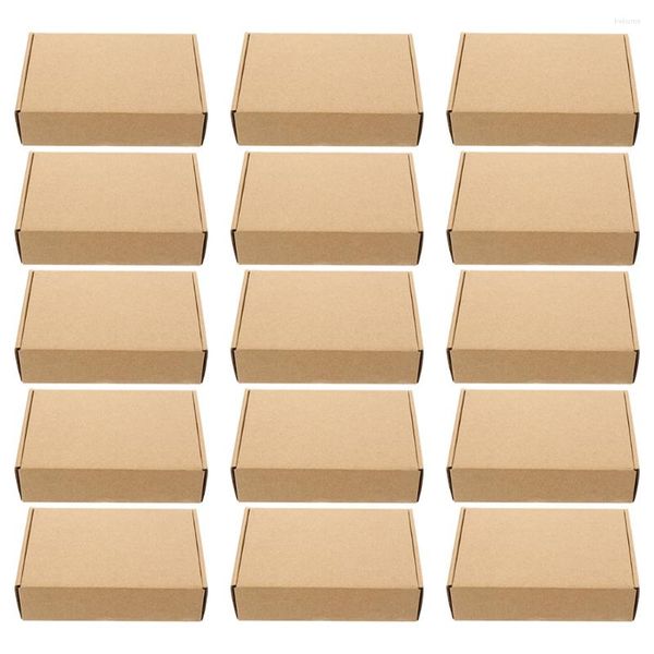 Papel de regalo Cajas de cartón Caja de cartón corrugado Embalaje Almacenamiento de correo Sobres marrones Business Kraft Bulk