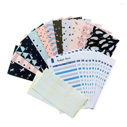 Geschenkwikkeling Cash Envelops Budgettering Geldbladen Papieruitkosten All-in-One ontvangstbewijs Losse blad Binder Pockets Storage School