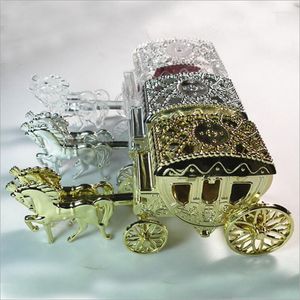 Papel de regalo CFen A's Wedding Party Favors Gifts Candy Box The Royal Carriage Favor para invitados 12pcs