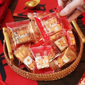 Reportación de regalos Bag de Año R CNY Máquina de empaquetado de bocadillos Cny Bolsas de plástico selladas Decoración de panadería