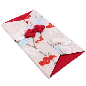 Emballage cadeau Style chinois Enveloppe rouge Goodie Bag Favors Money Christmas Tree Emulation Silk