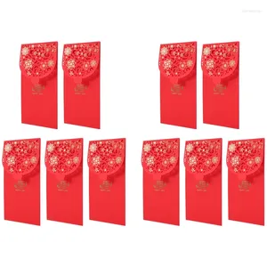 Enveloppe de cadeau chinois envelotes enveloppes Lucky Money Spring Festival Packet pour le mariage (7x3,4 pouces)