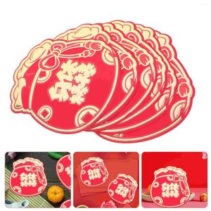 Cadeaupapier Chinees Jaar Rood Enveloppen Pakketten R Geschenken Geldzakjes Zakken Festival Schattig