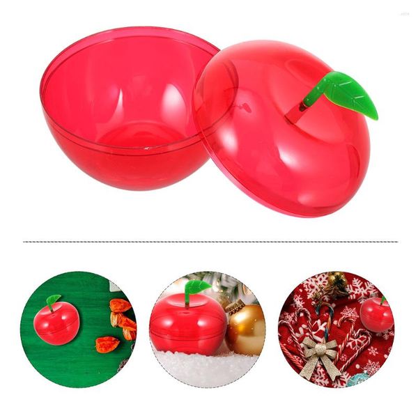 Emballage cadeau Boîte de pommes de Noël Conteneur de bonbons Conteneurs Décorations de mariage Cérémonie