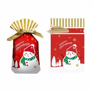 Geschenkwikkeling Kersttassen Vakantiecadeaus Bulk voor het inpakken van herbruikbare plastic papieren opslagcontainers
