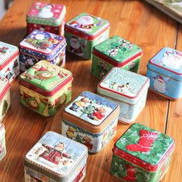 Enveloppe de cadeau de Noël Rangement de Noël Candon Candy Box Box Jar Snowman Organizer Organizer Decorations For Home
