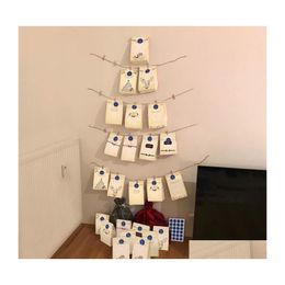 Geschenkwikkeling Kerstmet Bag Sweet Cake Candy Paper Boxes Bakken feestkist Baby Shower Presents DBC Drop Delivery Home Garde Dhsu5