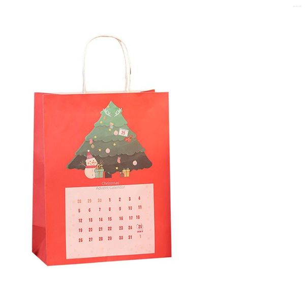 Bolsas de papel Kraft de Navidad para envolver regalos a granel Regalos navideños con varias impresiones perfectas para fiestas